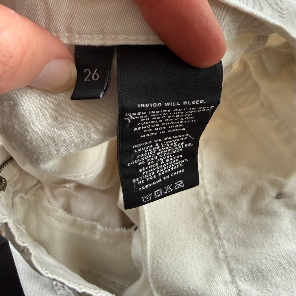 J Brand Cream Chino Pants Women’s Size 26 - Picture 3 of 7